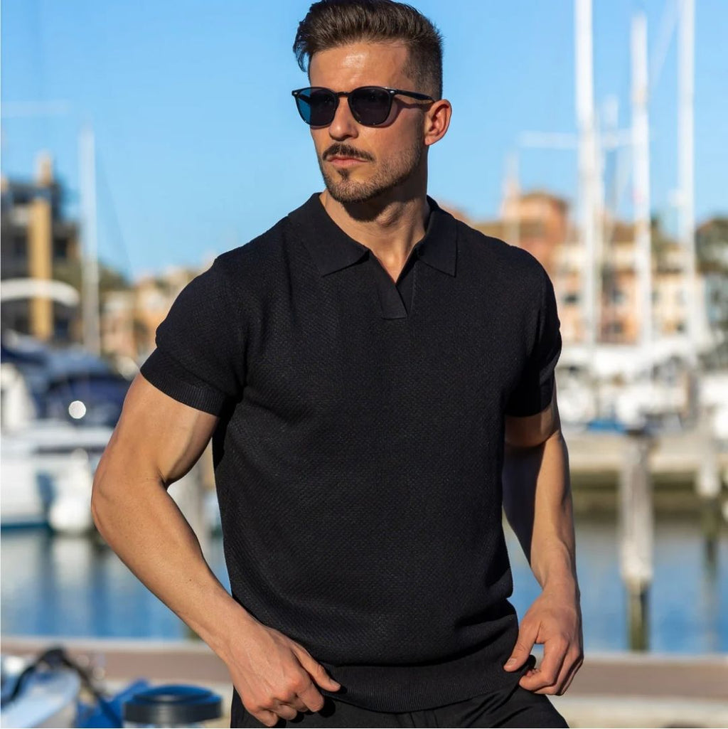 Remera Stone Mesh Polo