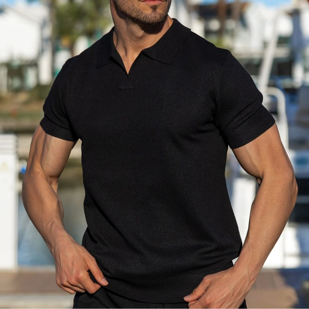 Remera Stone Mesh Polo