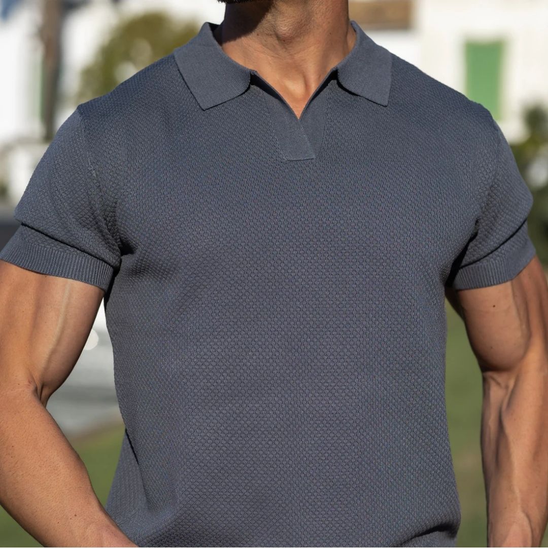 Remera Stone Mesh Polo