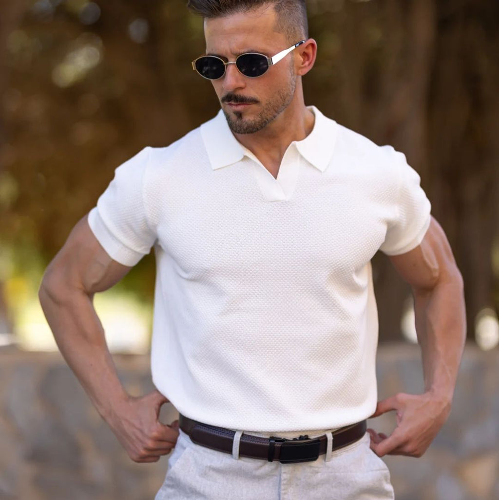 Remera Stone Mesh Polo